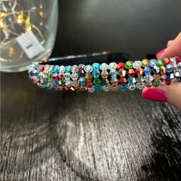 New Multi colored stone headband - Picture 3 of 6
